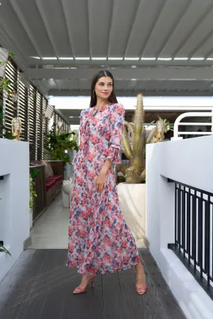 Adina Ella Hand Painted Floral Dress