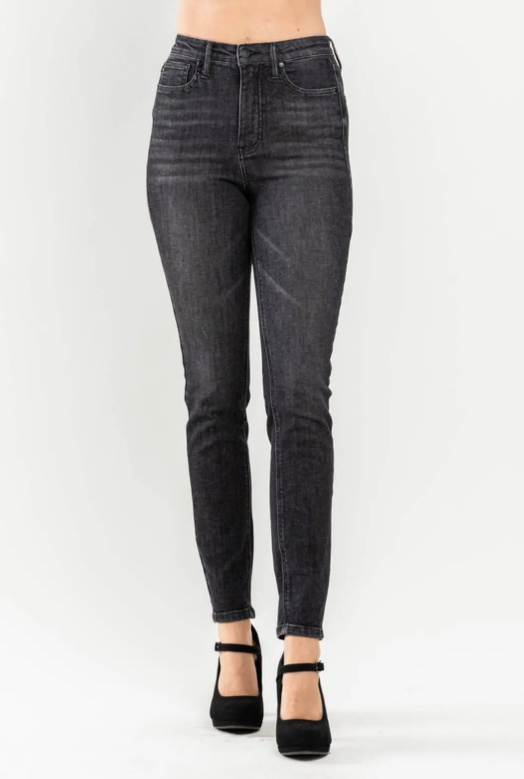Autumn Tummy Control Skinny Jeans by Judy Blue