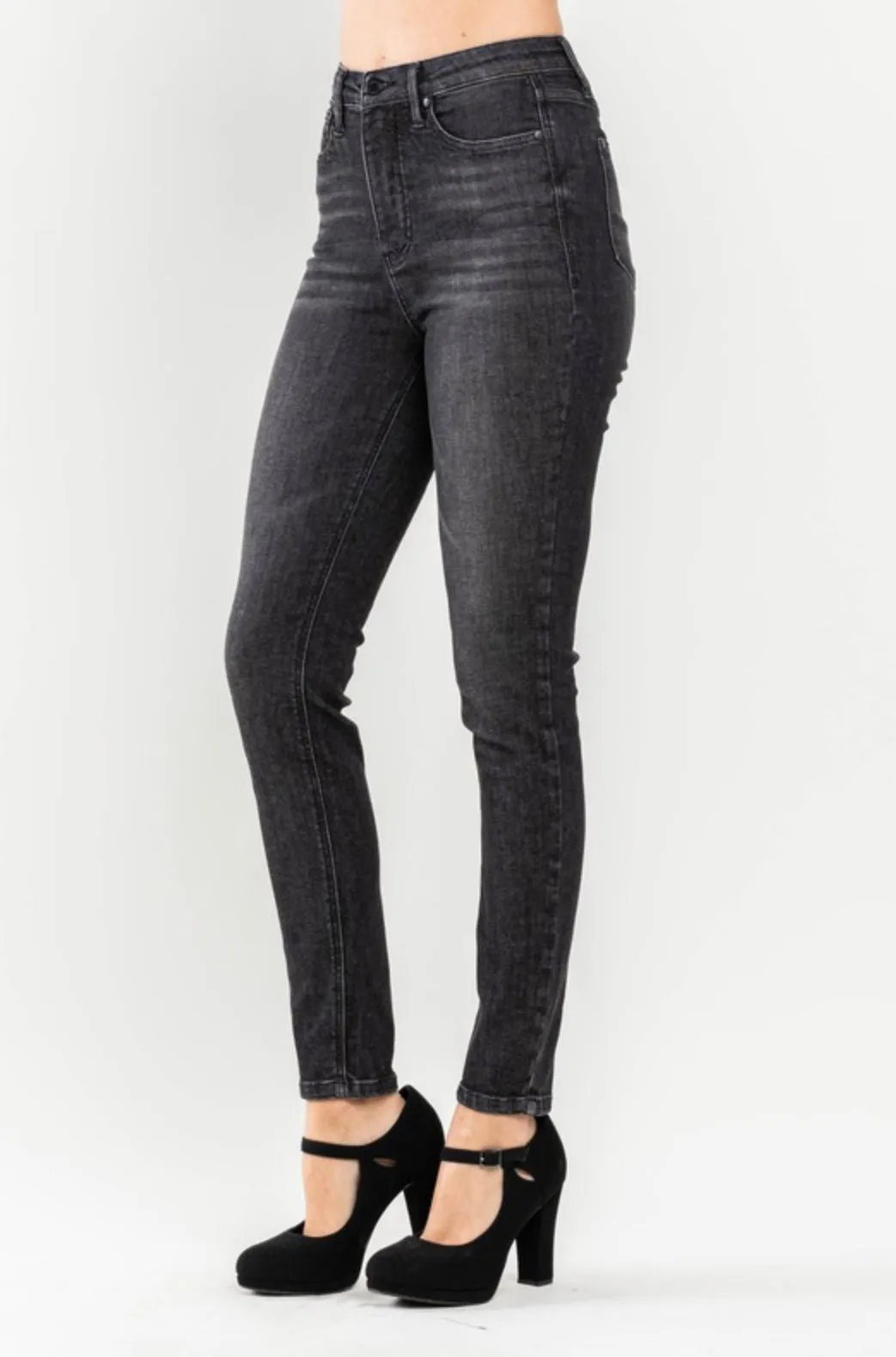 Autumn Tummy Control Skinny Jeans by Judy Blue