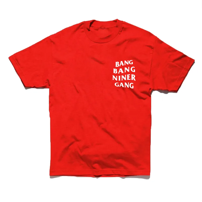 Bang Bang Niner Gang Red Tee