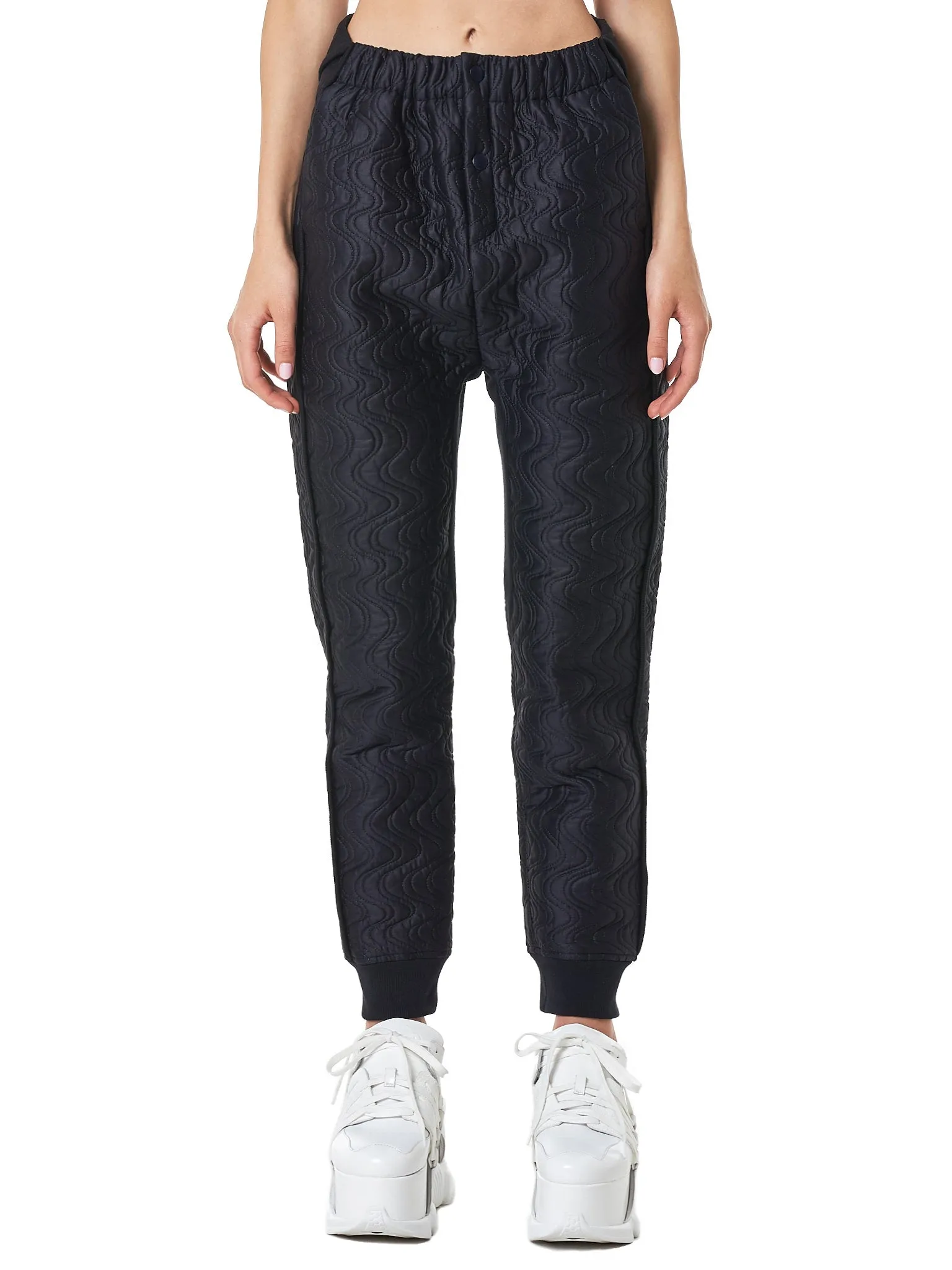 ‘Bao’ Quilted Joggers (K061-BLACK)