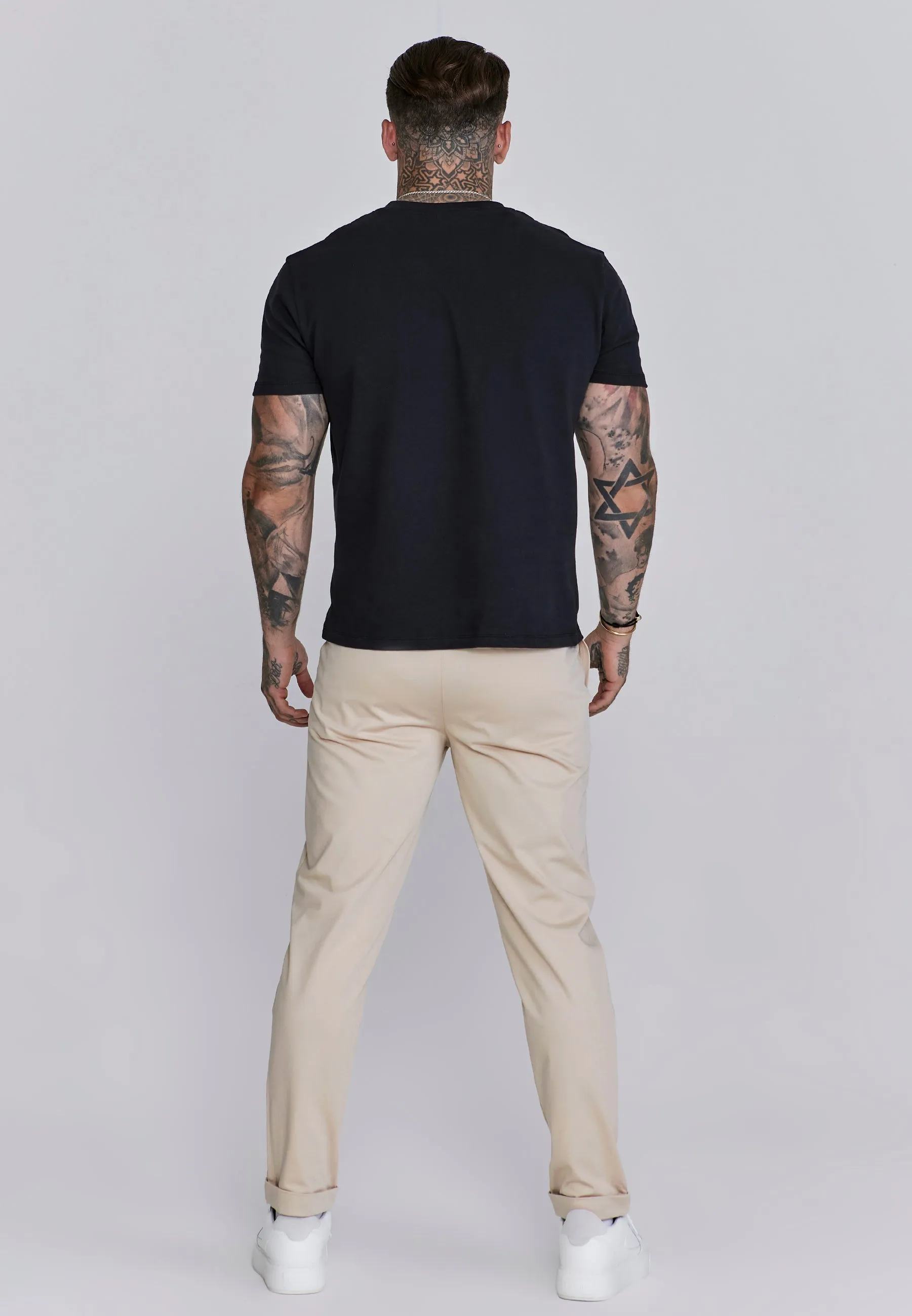 Beige Smart Chinos