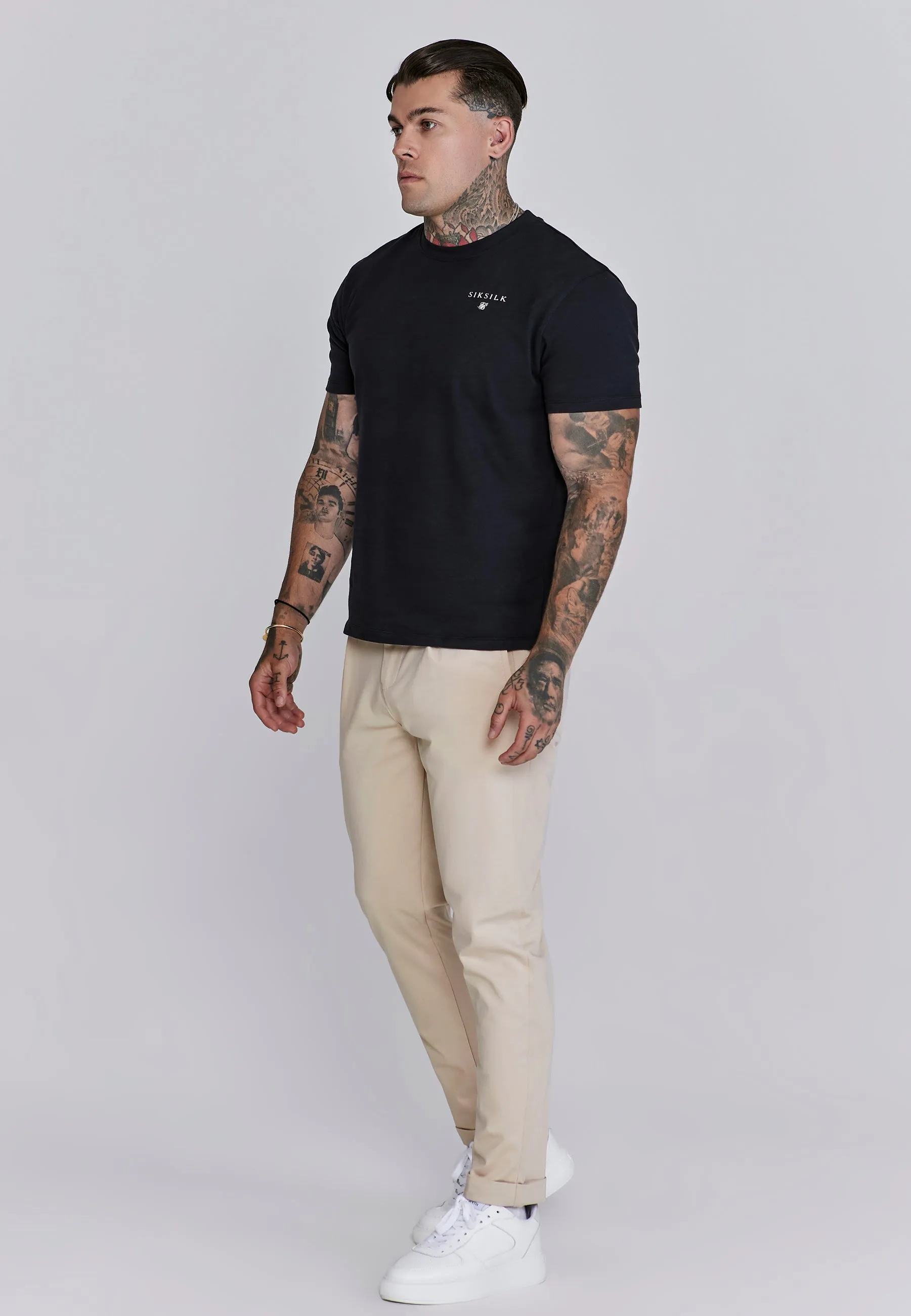 Beige Smart Chinos