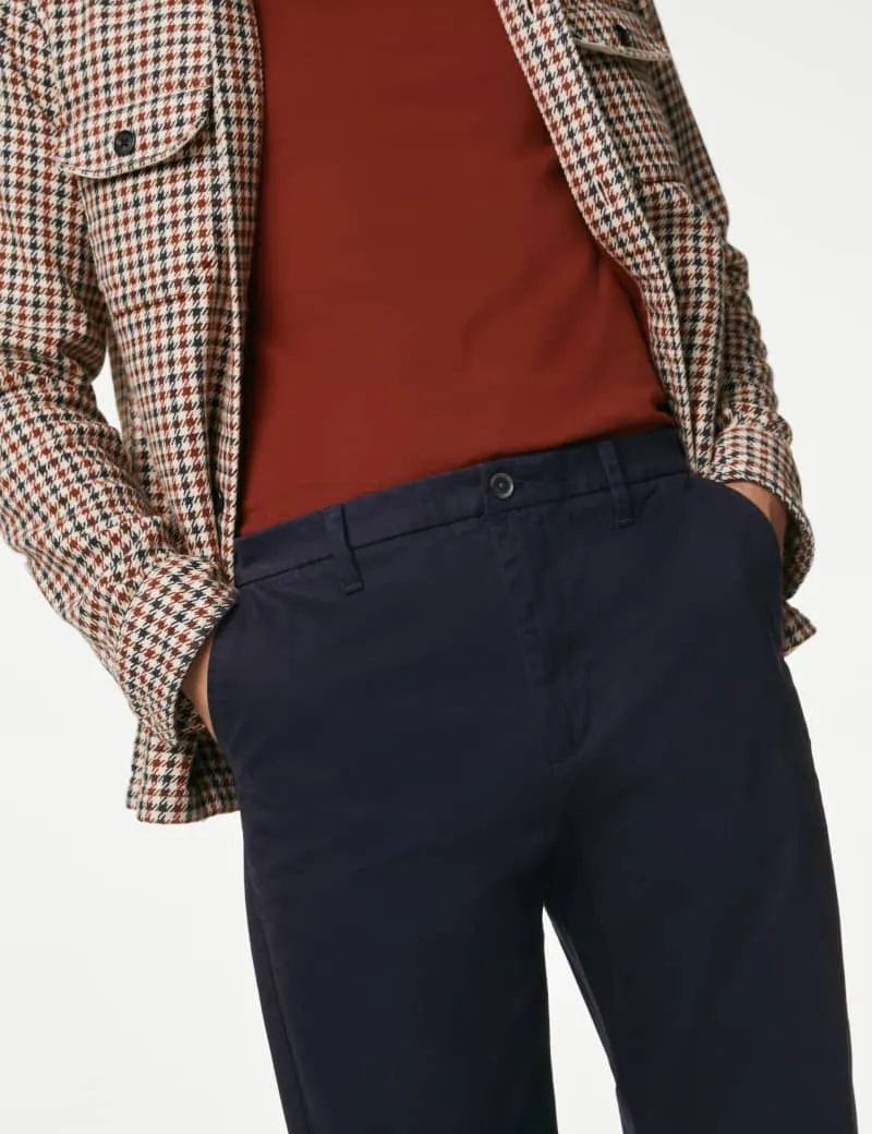 Big & Tall Regular Fit Stretch Chinos