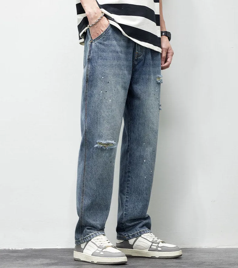 Caleb Ripped Loose Fit Jeans