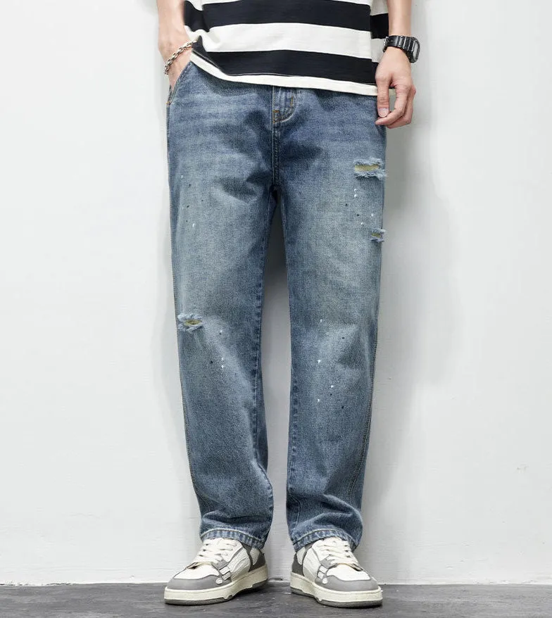 Caleb Ripped Loose Fit Jeans