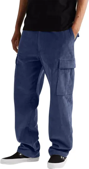 Cargo Pants for Men Relaxed Fit Sports Sweatpants Slim Fit Fashion Men's Pants Sweat Pants for Men Men's Basic Active
