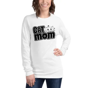 Cat Mom Unisex Long Sleeve Tee