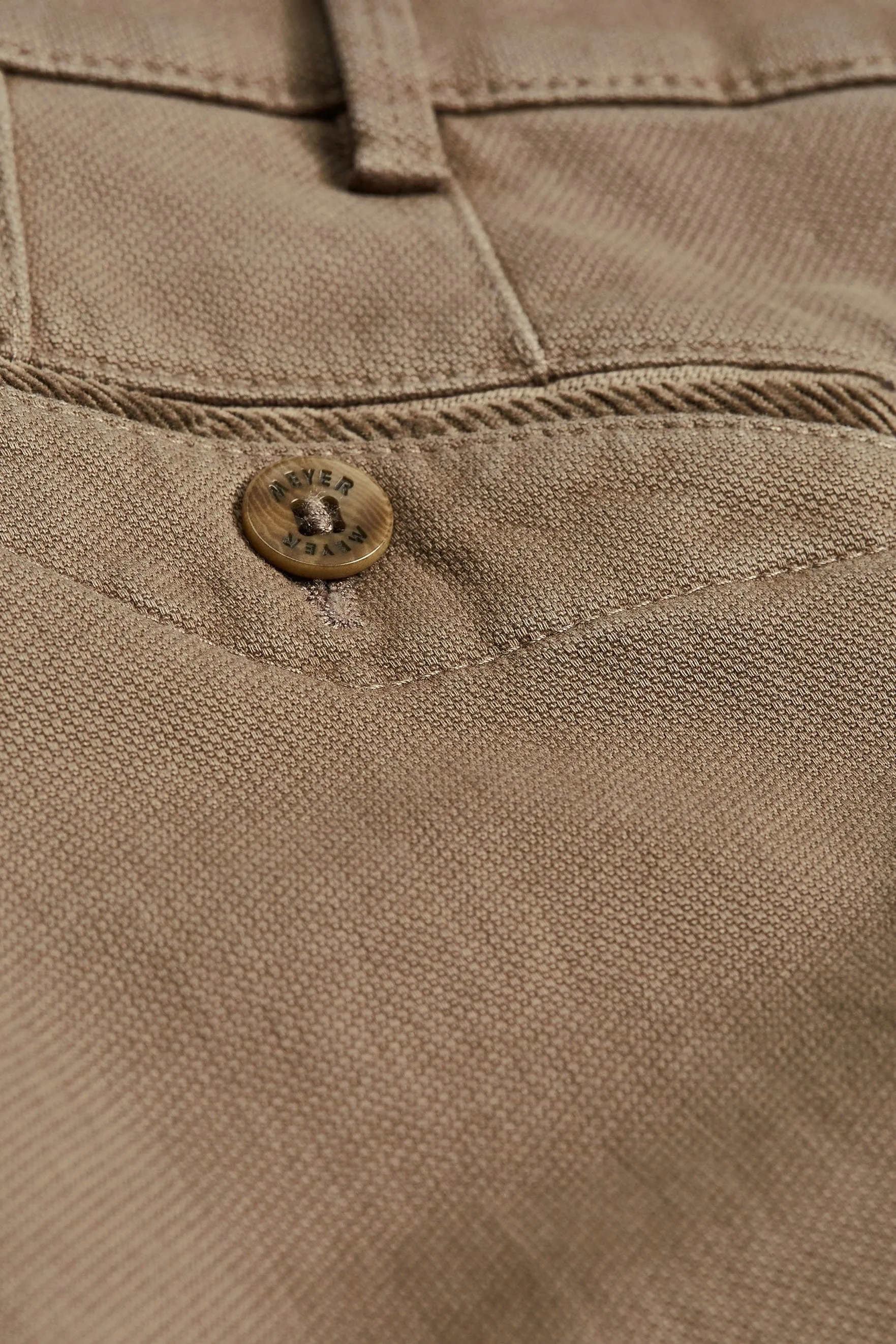 Chicago Canvas Look Stretch Chinos - Stone