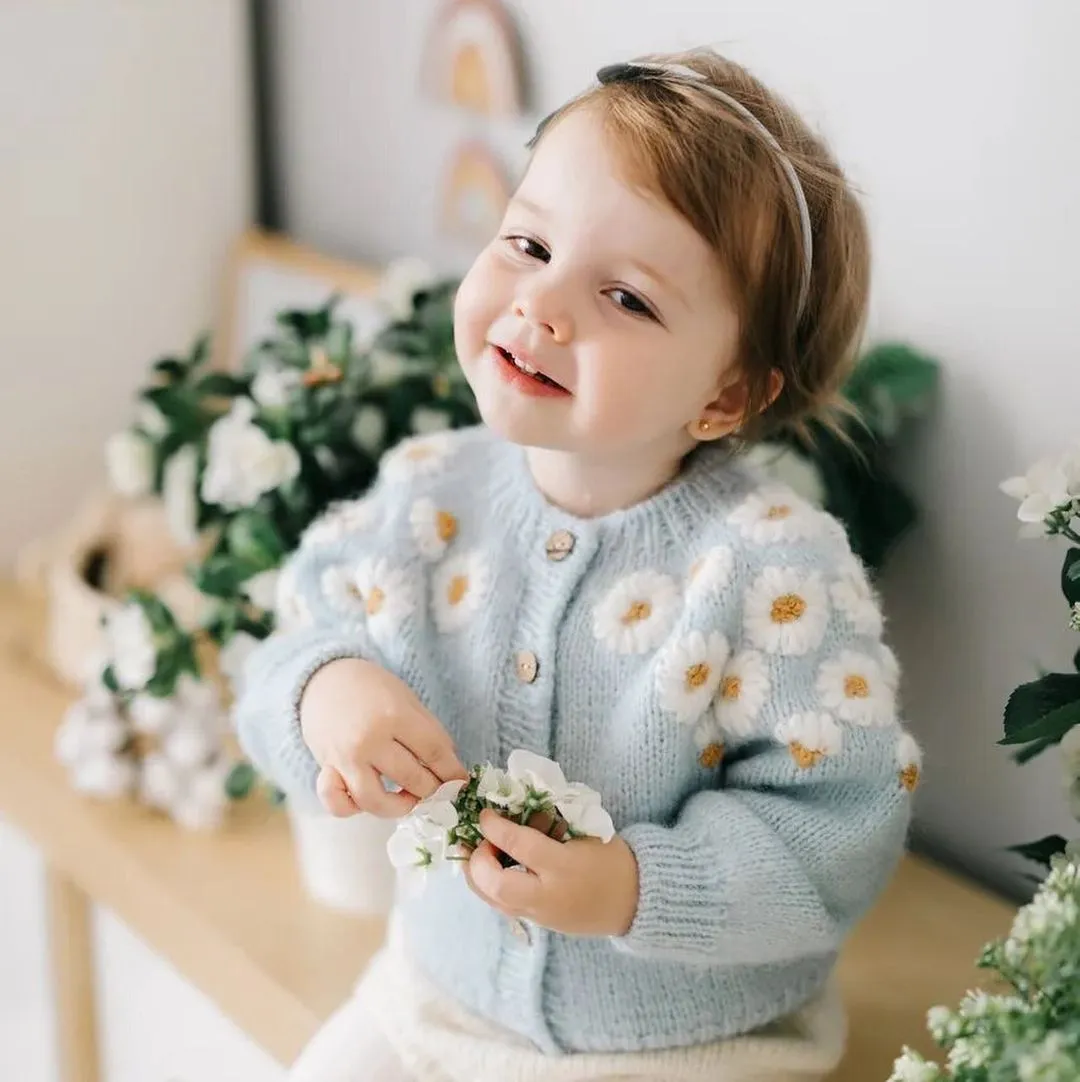 Daisy Wool Cardigan