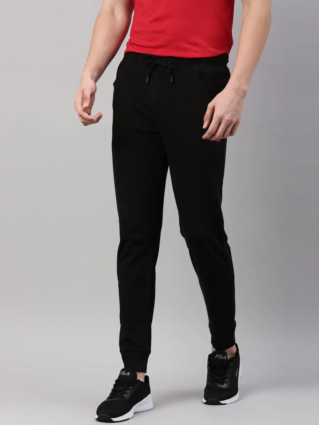 Fila Black Effar Men's Cuffed Joggers