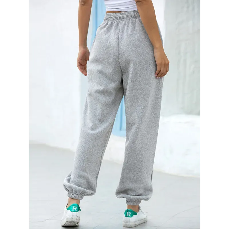 Four Seasons Home Leisure Sports Basic Loose Leg Pants
