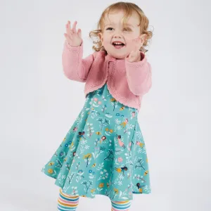 Frugi Amy Pink Bolero Infant Cardigan