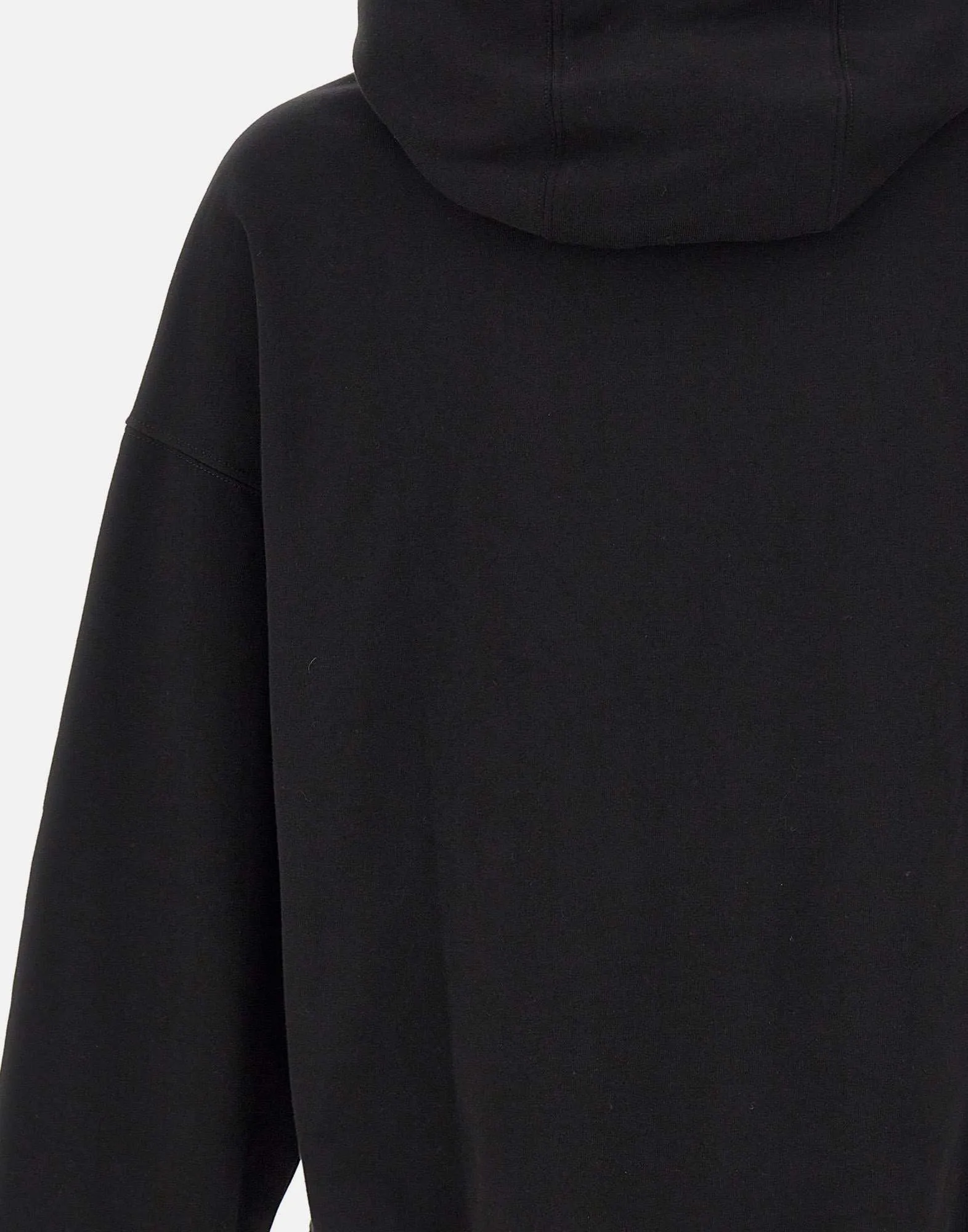 Fruit Print Cotton Sweatshirt in Black