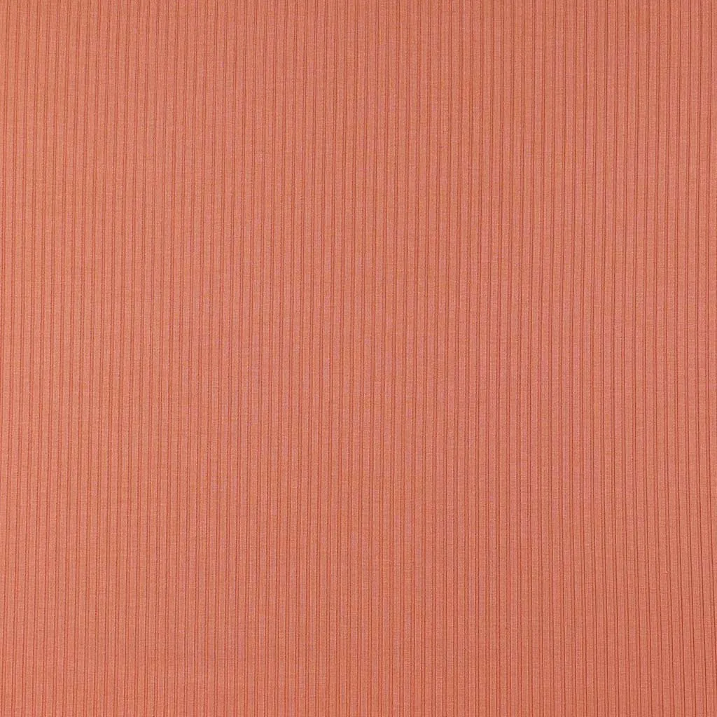 Fuji - Sandstone Bamboo and Elastane Rib Knit Fabric - 2.1 Metre Remnant