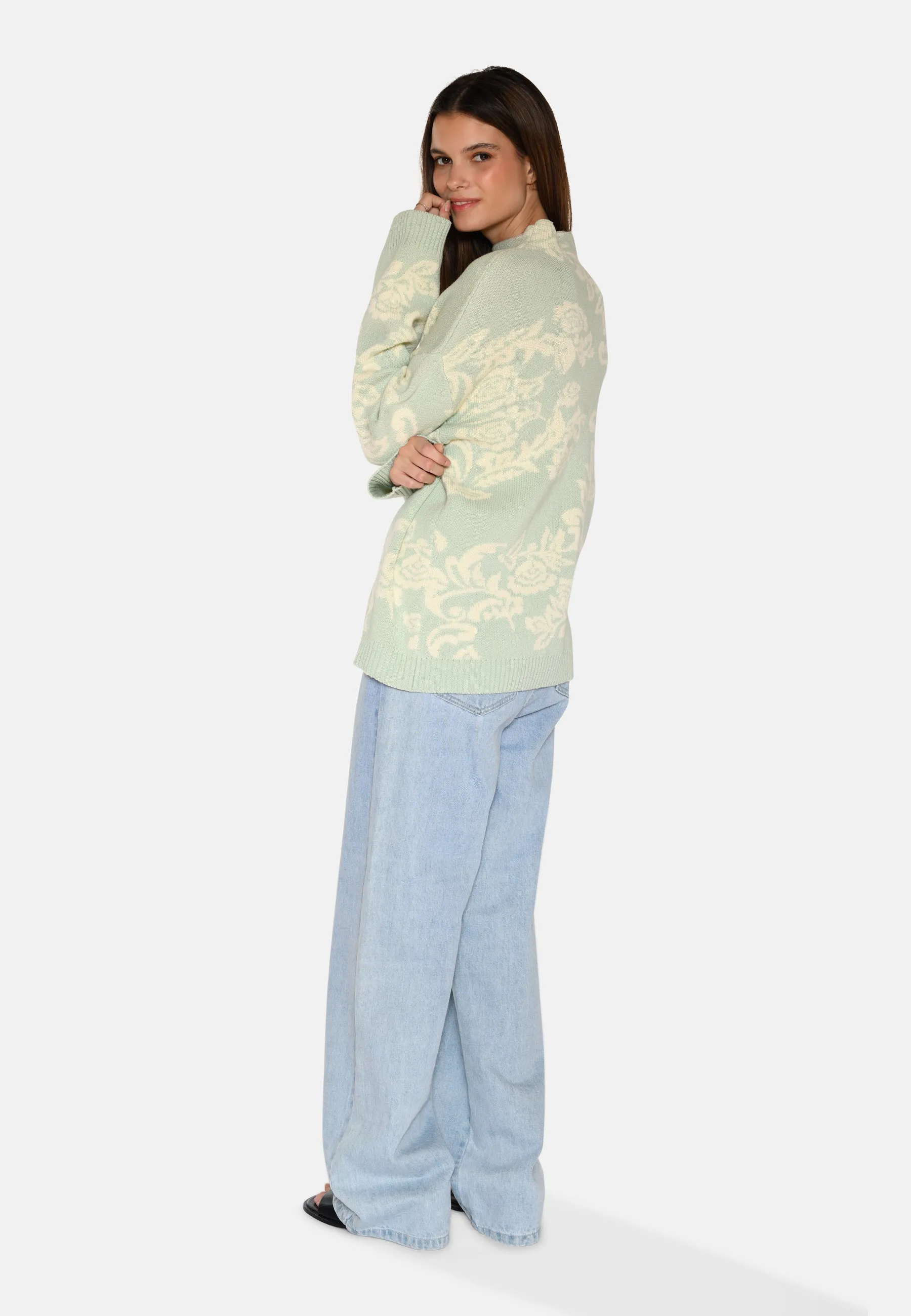 Grafina jumper 4273 - Cameo Green