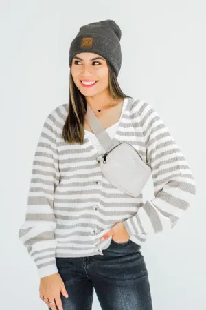 Hype for Stripes Cardigan