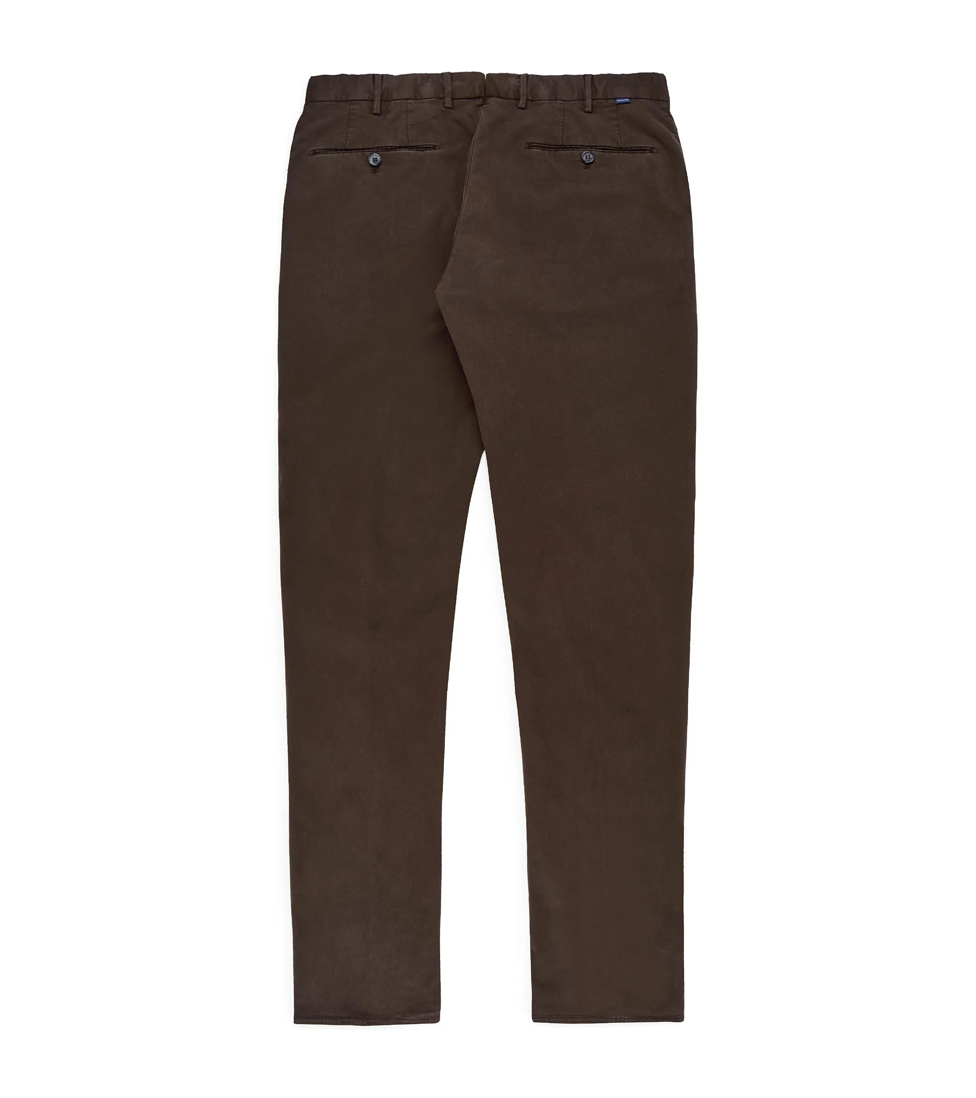 Incotex Regular Fit Royal Batavia Cotton Trousers: Brown