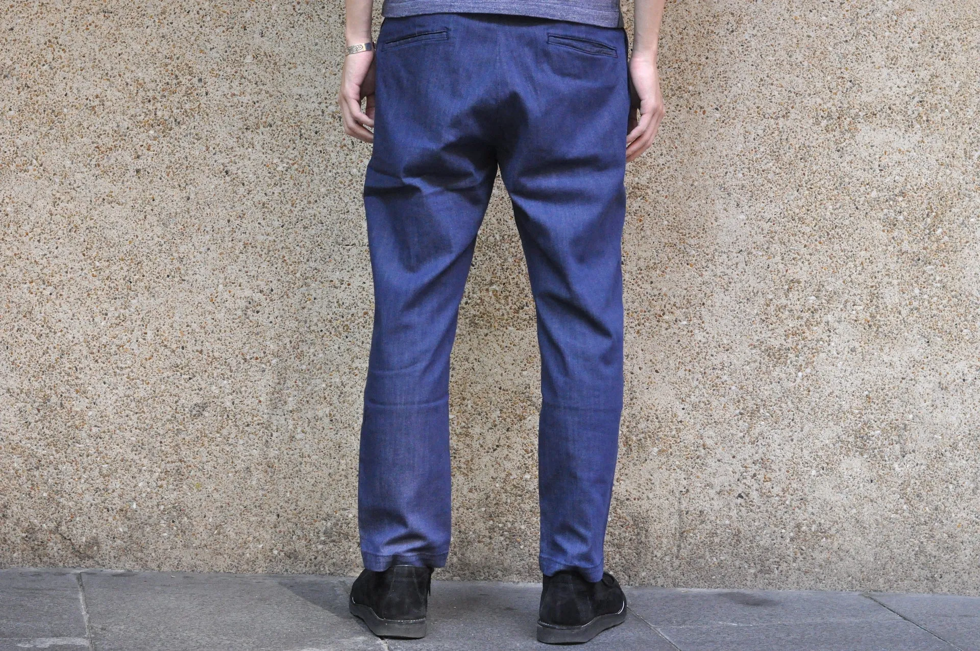 Japan Blue 10oz "Shin" Denim Easy Pants (Genuine Indigo)