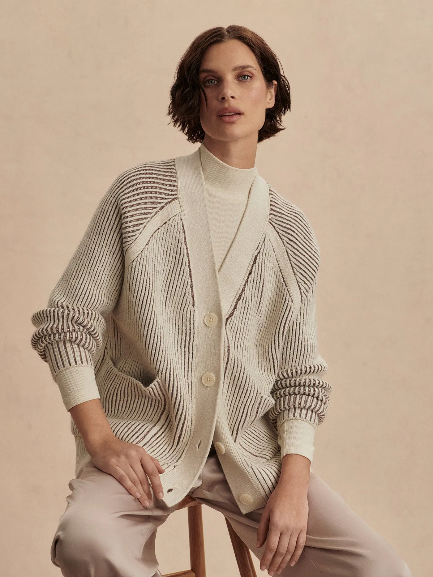 Jude Plated Cardigan