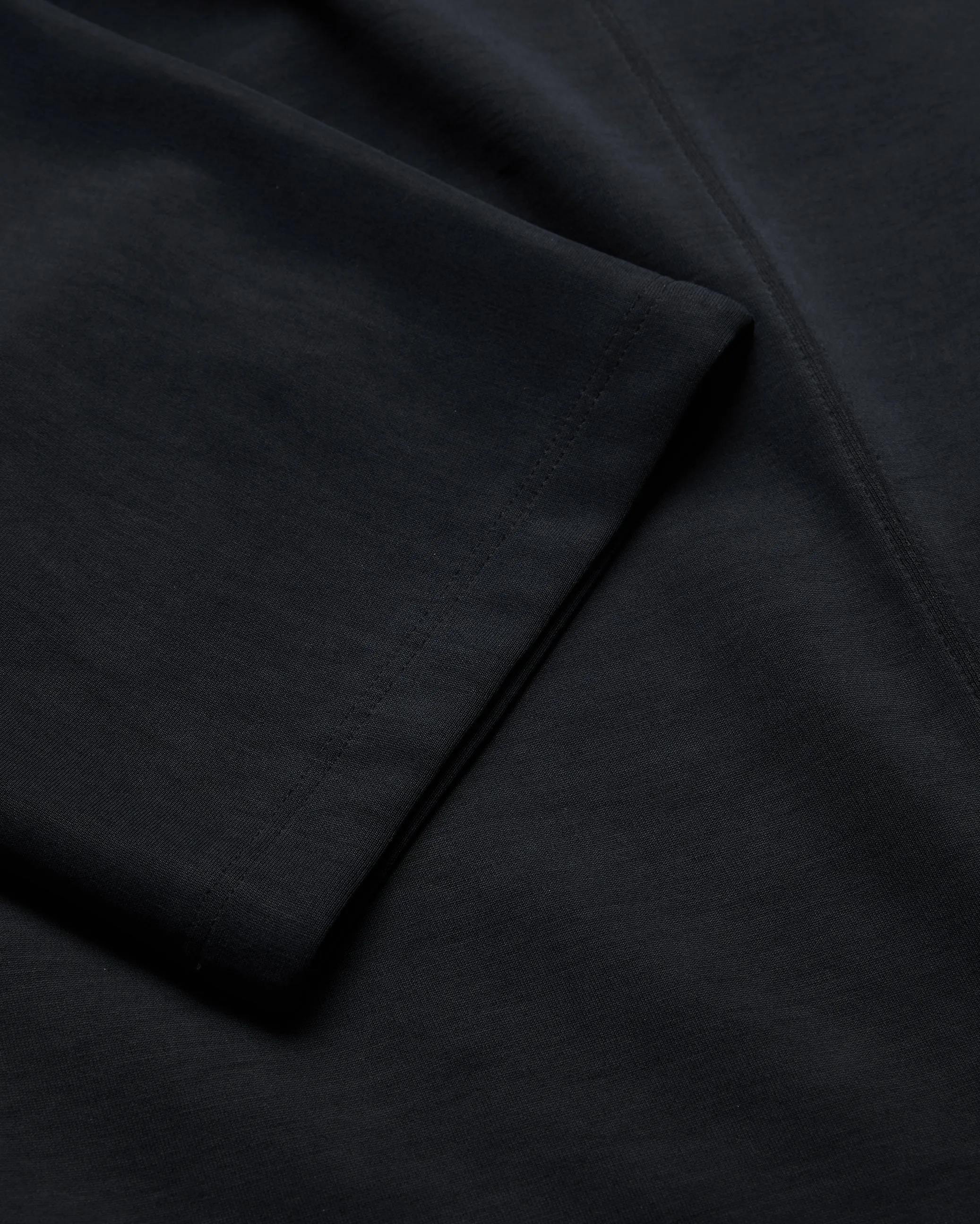 Kenseyy Funnel Neck Wide Sleeve Sweatshirt Black