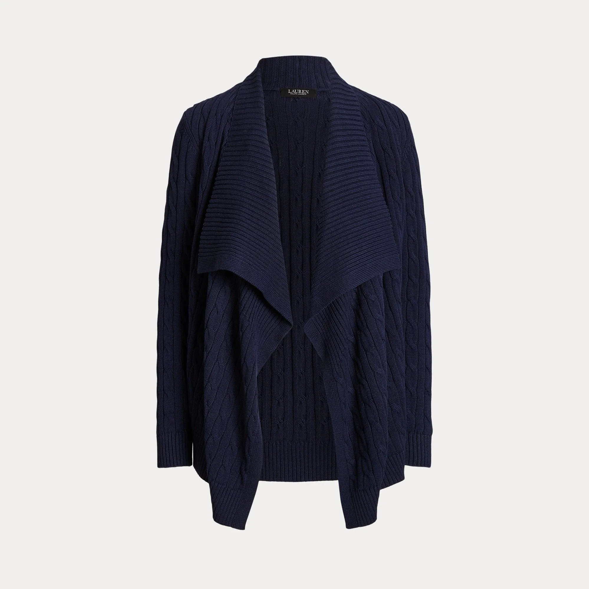Lauren Ralph Lauren Linen-Cotton Cable-Knit Cardigan