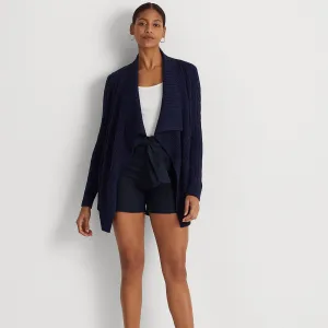 Lauren Ralph Lauren Linen-Cotton Cable-Knit Cardigan