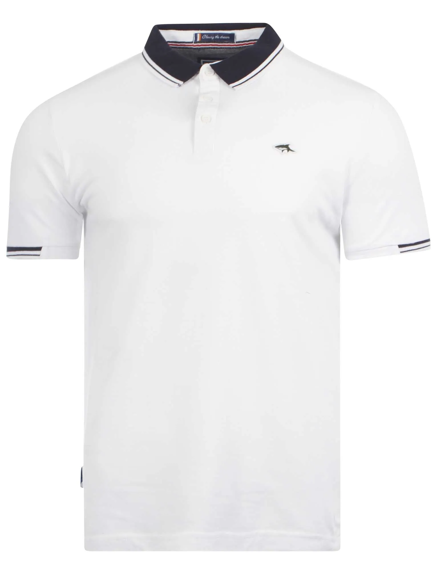 Le Shark Aubert White Polo Shirt