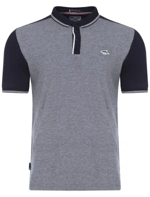 Le Shark Brewer navy polo shirt