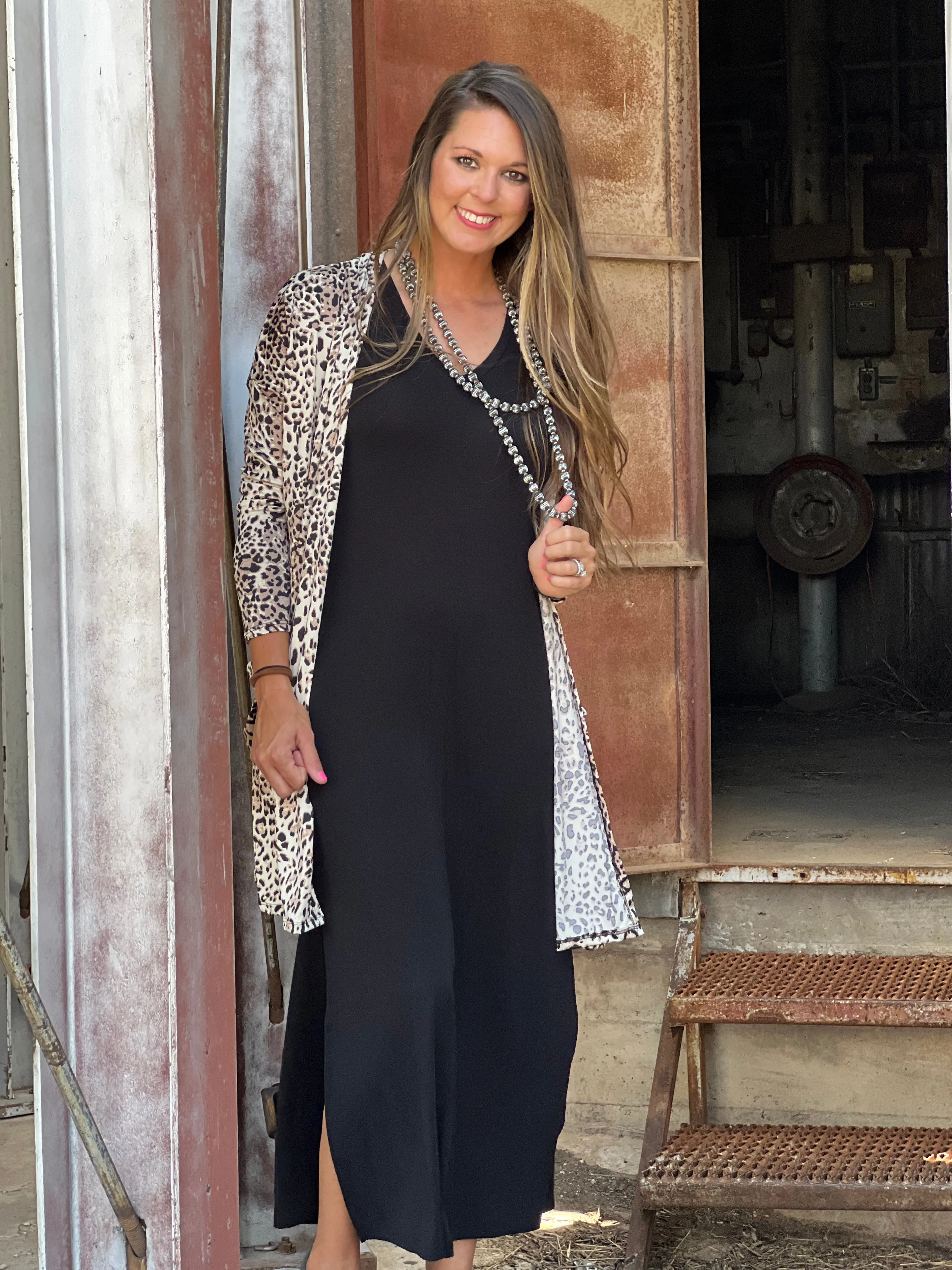 Lilly Leopard Cardigan by Texas True Threads