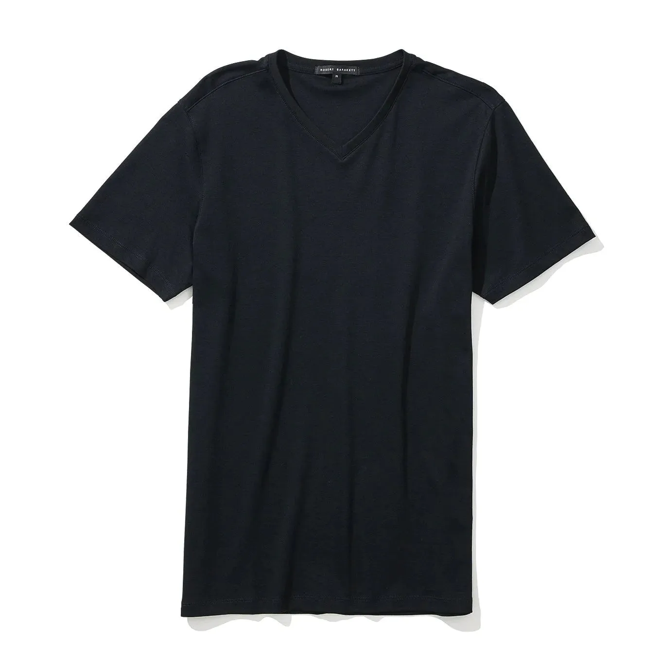 Men's Robert Barraket Georgia V-Neck T-shirt - Black