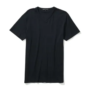 Men's Robert Barraket Georgia V-Neck T-shirt - Black