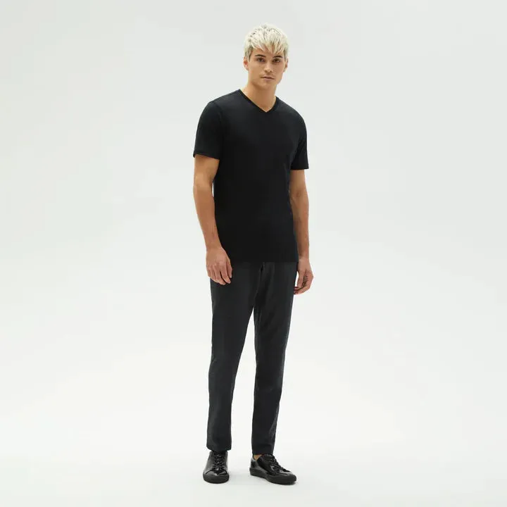 Men's Robert Barraket Georgia V-Neck T-shirt - Black