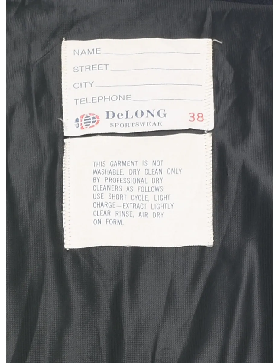 Navy Bomber Jacket - S