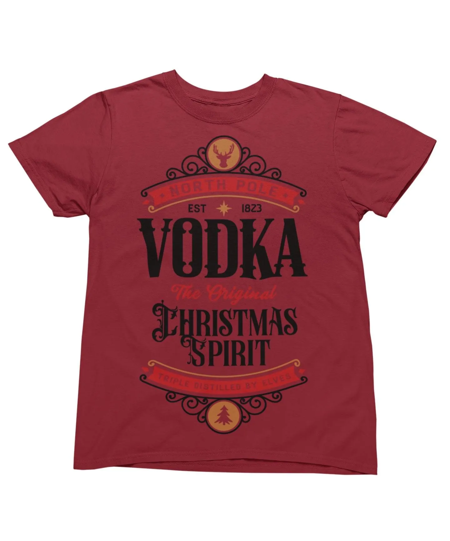 North Pole Vodka Christmas T-Shirt