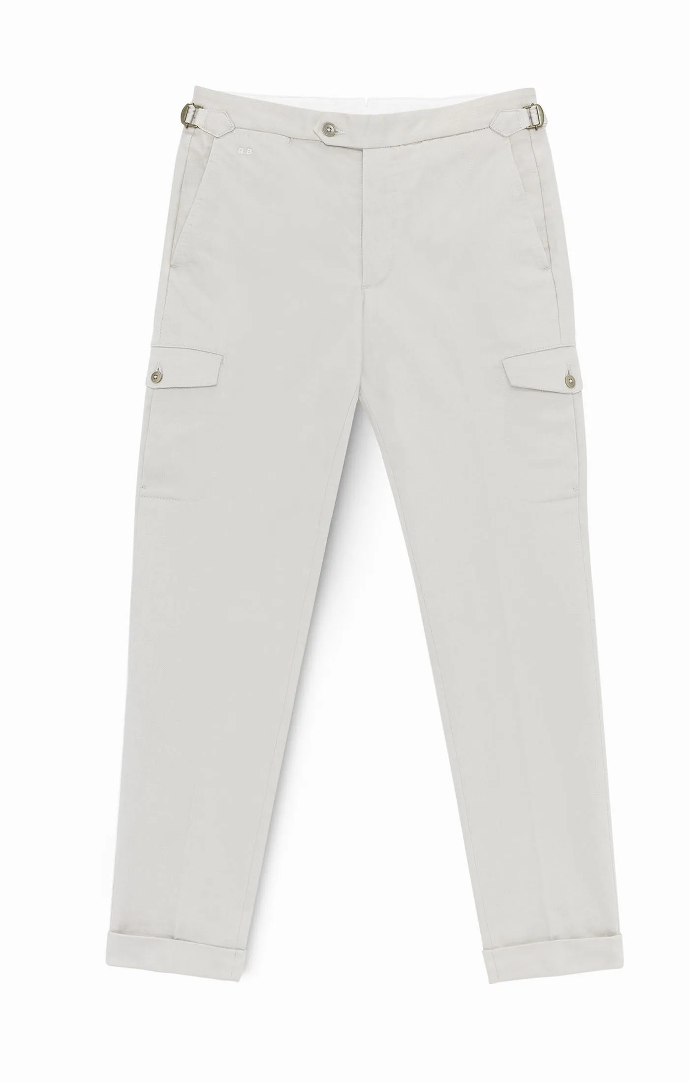 Olimpias Light Grey Heavy Cotton Twill Stretch