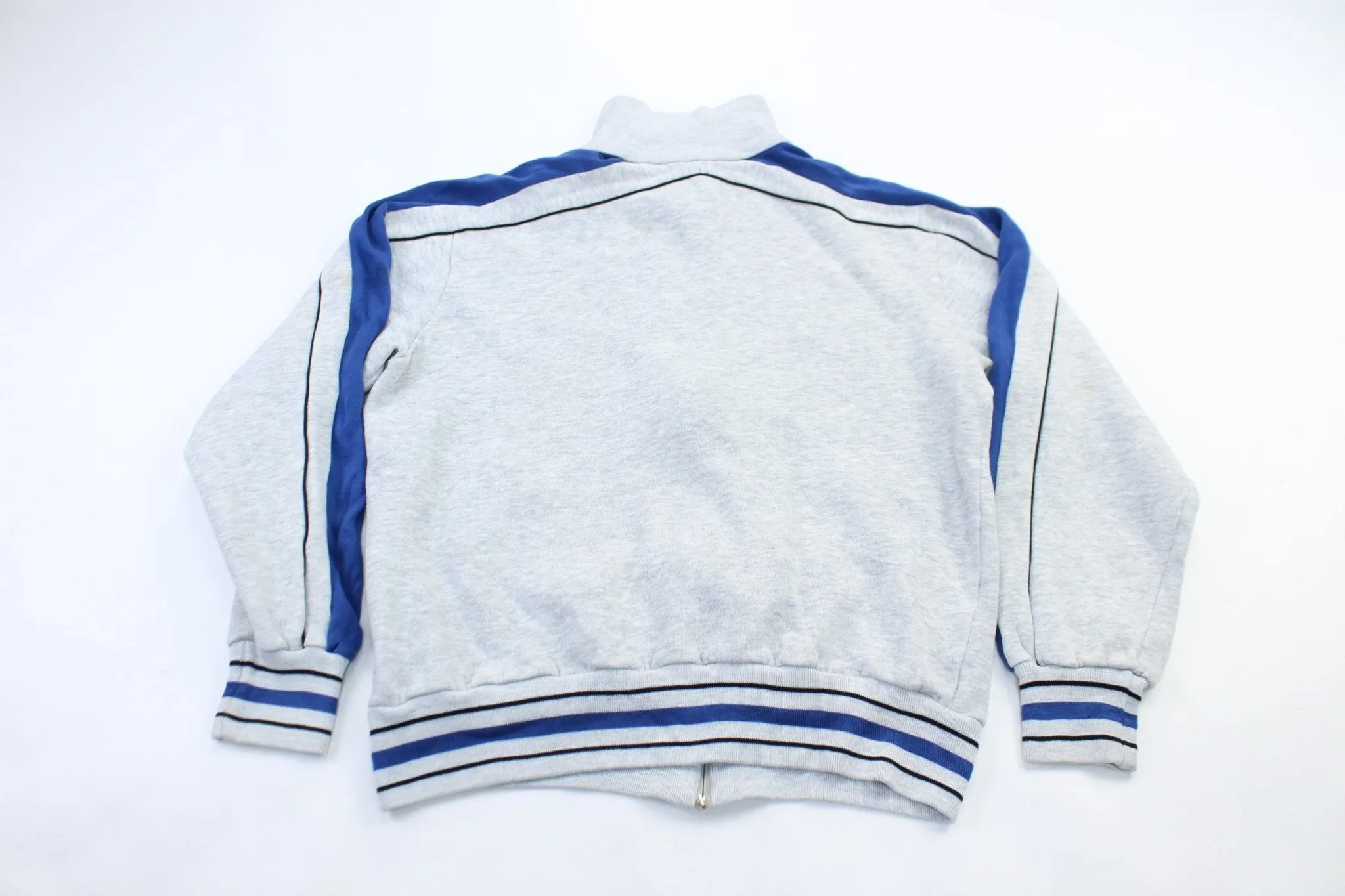 Puma Embroidered Logo Grey & Blue Zip Up Jacket