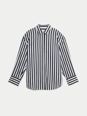 Pure cotton striped shirt