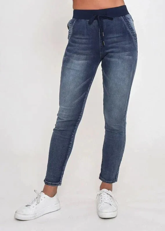 Riley Jogger - Blue Wash