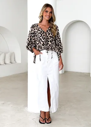 Rodeo Blouse - Leopard