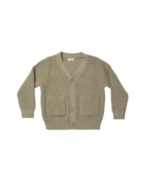 Rylee & Cru Heathered Fern Boys Cardigan