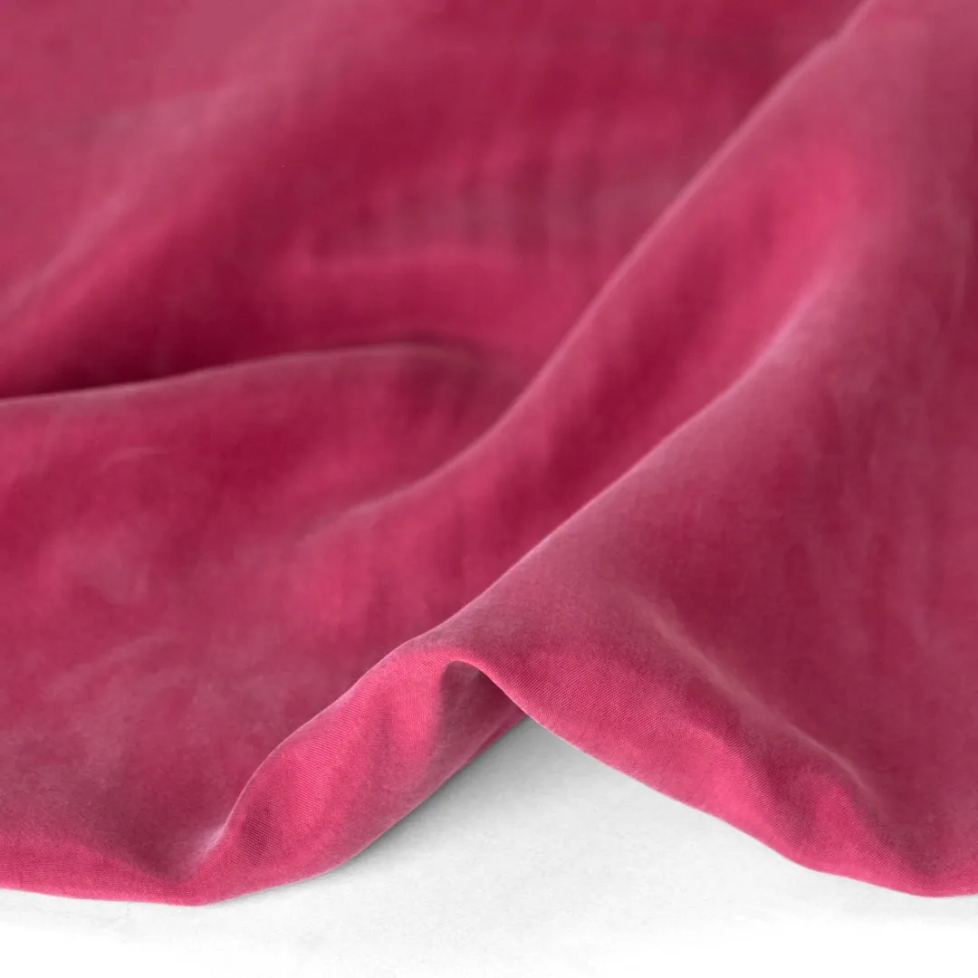 Sandwashed Cupro Blend - Magenta Rose