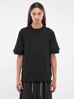 Short Sleeve Sweater (J47FV0108-JTN368-BLACK)