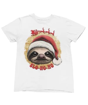 Sloth Ho Ho Ho Christmas Unisex T-Shirt