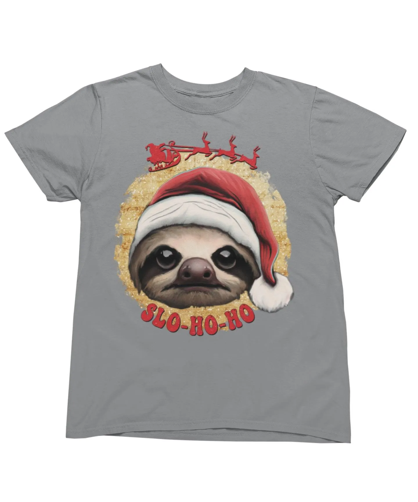 Sloth Ho Ho Ho Christmas Unisex T-Shirt