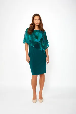 Spruce Knee Length Sheath Dress