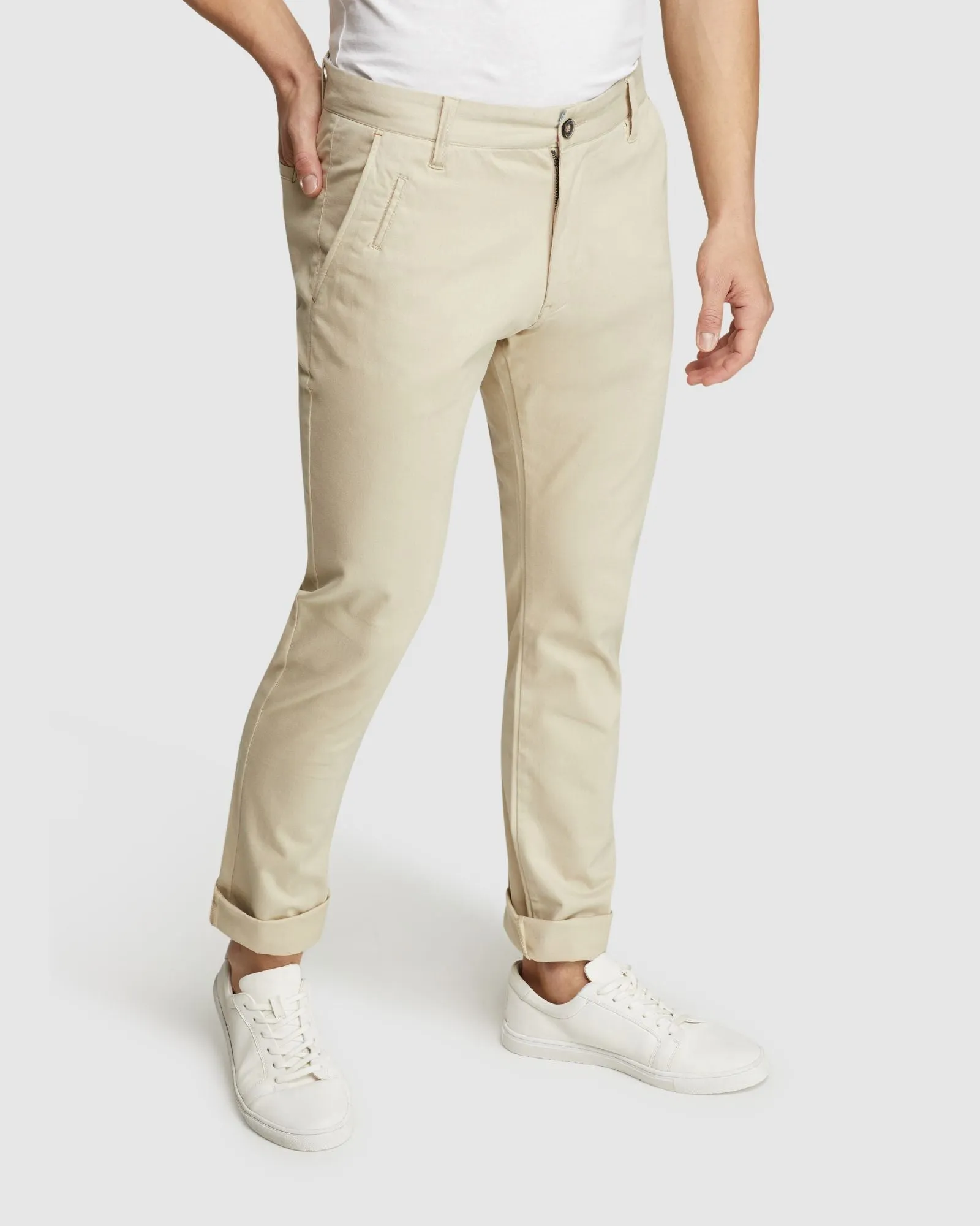 Stretch Skinny Organic Cotton Chinos