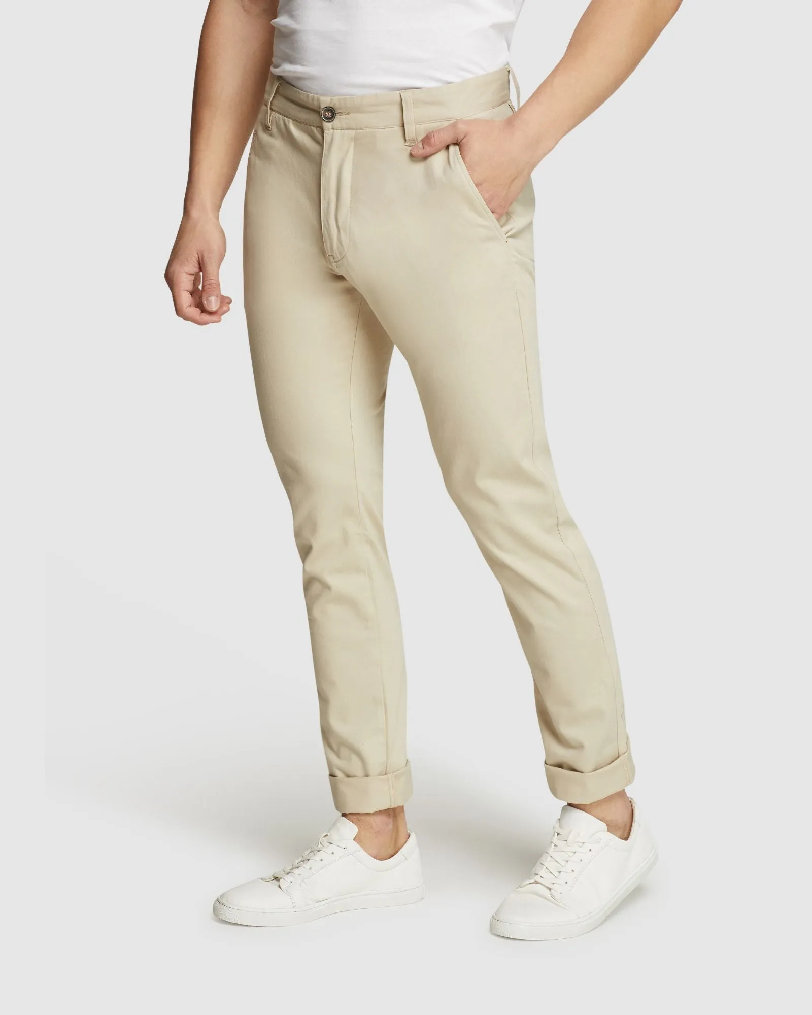 Stretch Skinny Organic Cotton Chinos