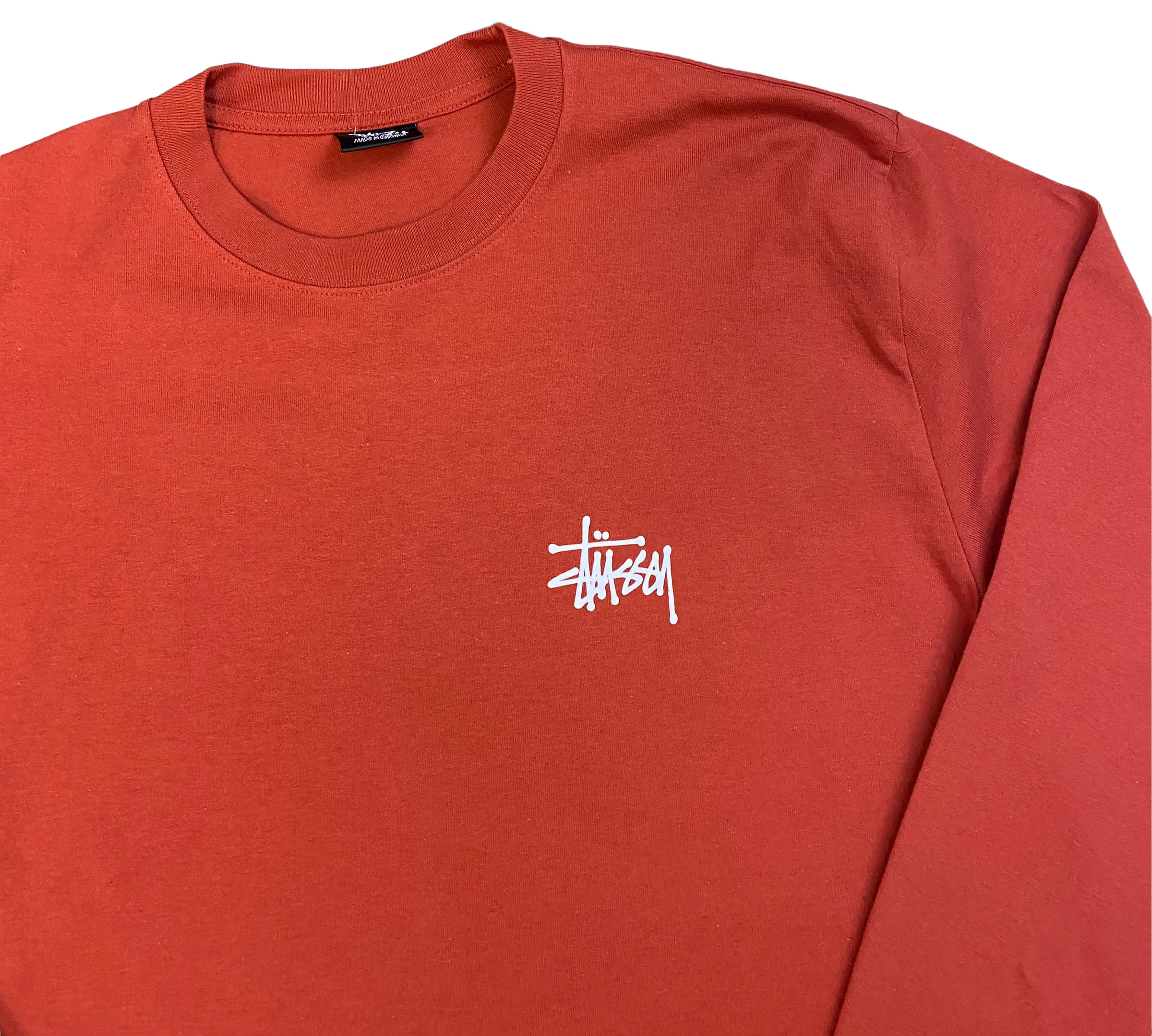 Stussy Mens Basic Long Sleeve T-Shirt - Black / White / Navy / Brick - [1994759]