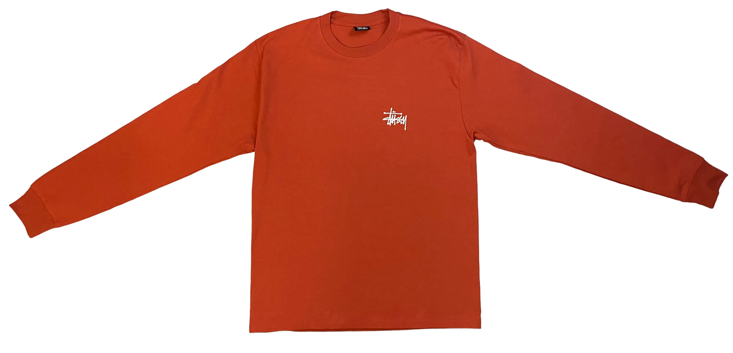 Stussy Mens Basic Long Sleeve T-Shirt - Black / White / Navy / Brick - [1994759]